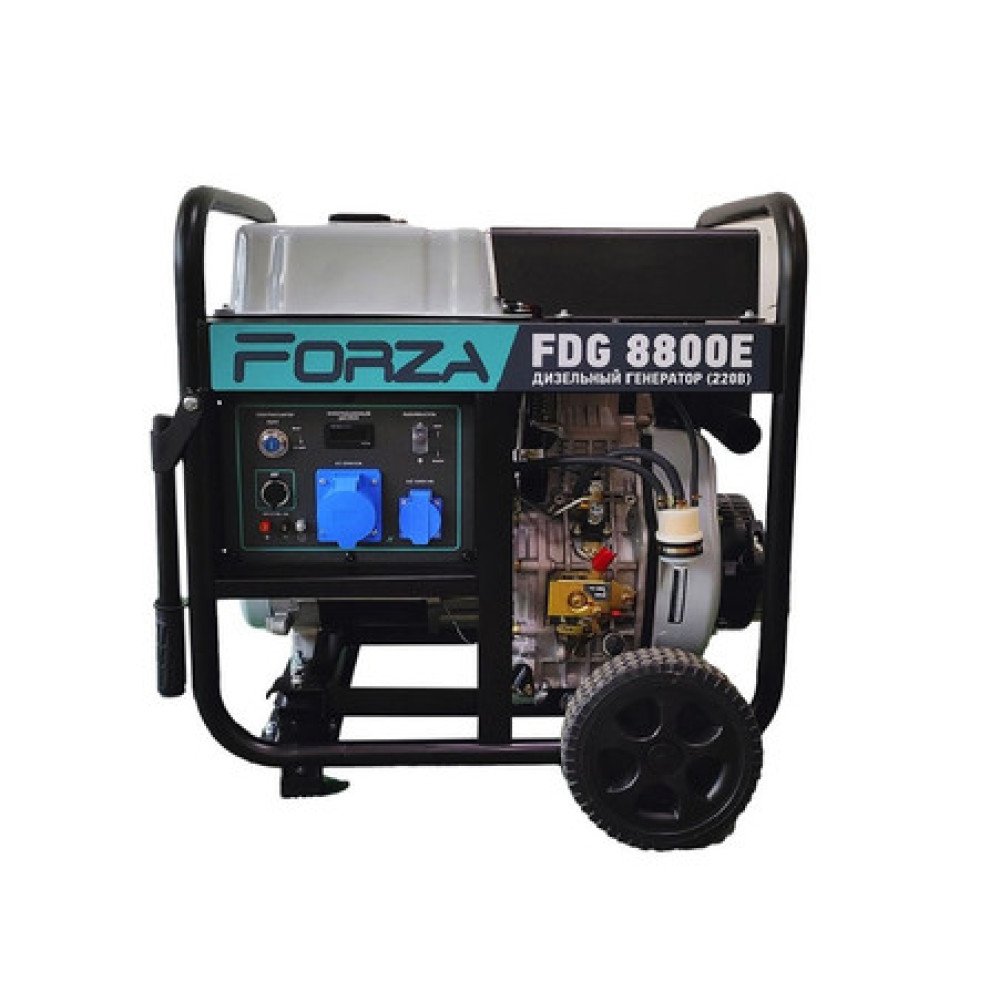 Генератор дизельний FORZA FDG8800E 220 В з електростартером