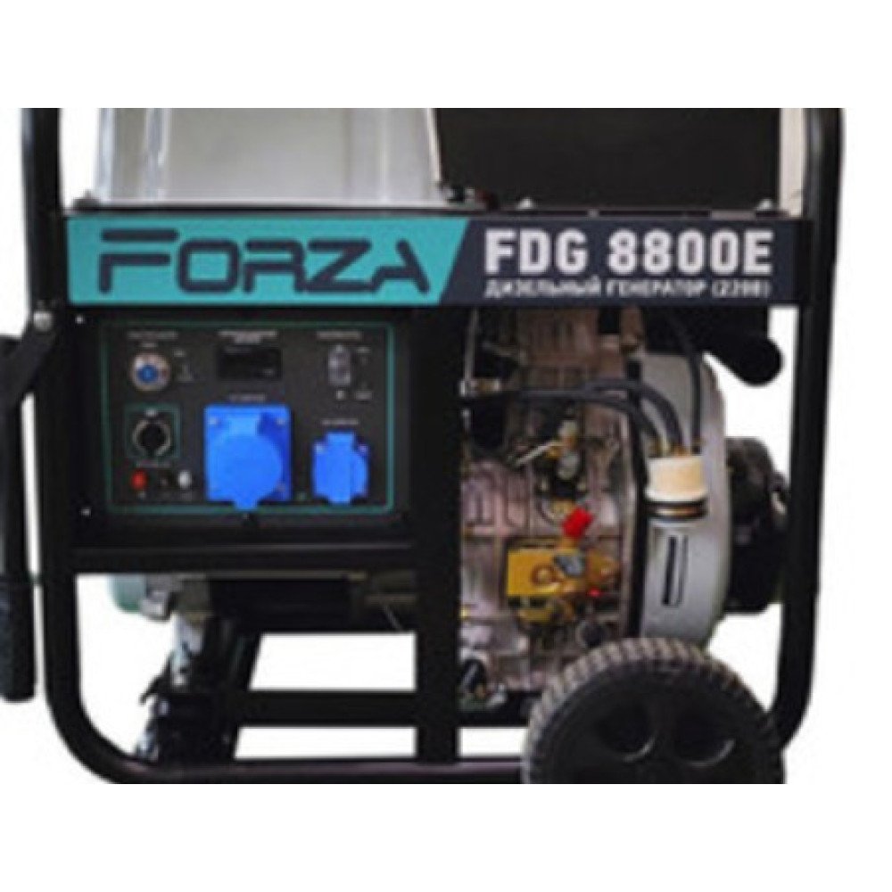 Генератор дизельний FORZA FDG8800E 220 В з електростартером