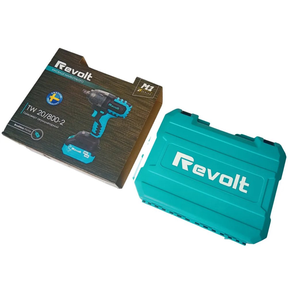 Гайковерт акумуляторний Revolt TW 20/800-2(M1)