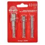 Набір перехідників до торцевих головок 1/2", 1/4" и 3/8" 3 од. Vitals