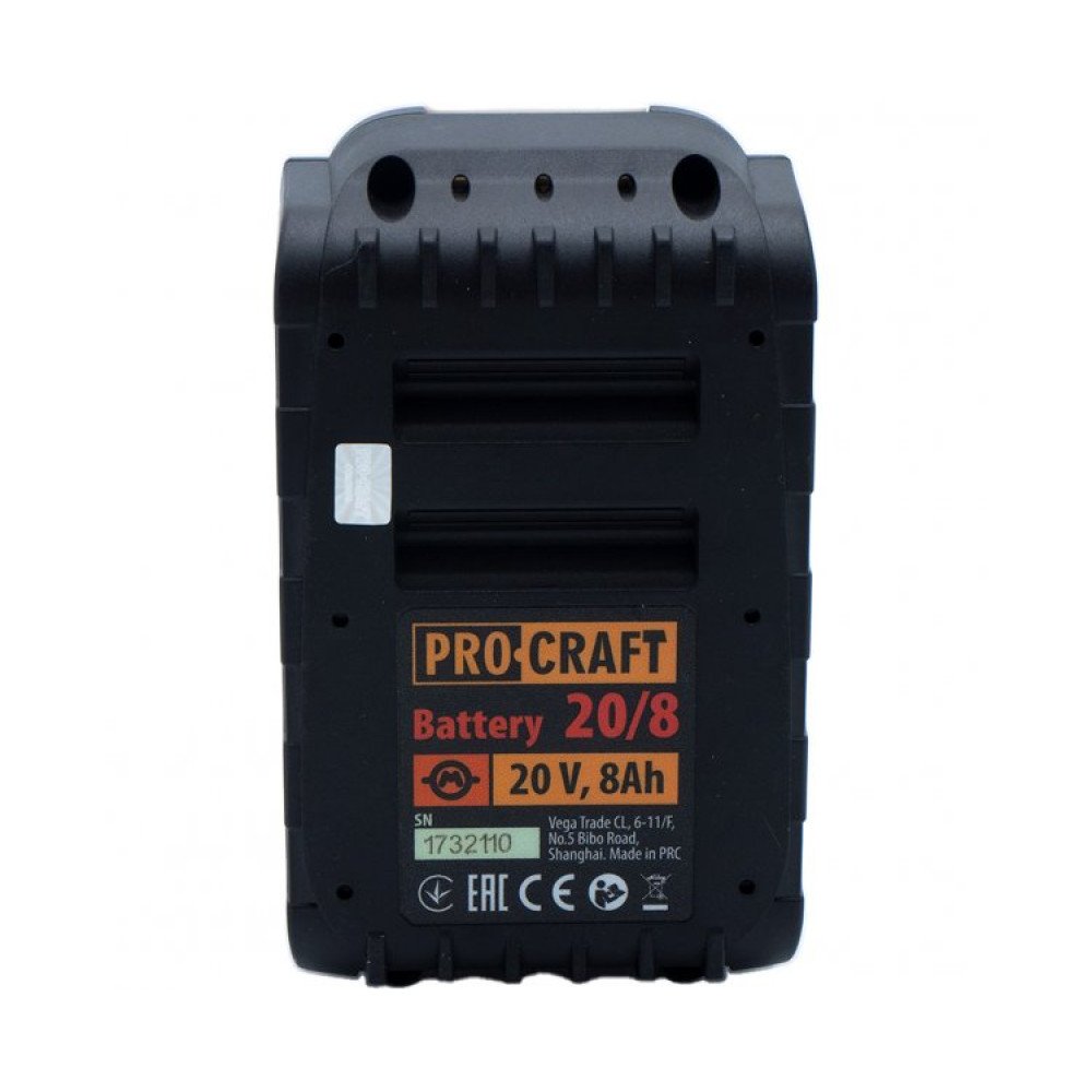 Акумуляторна батарея Procraft Battery20/8 (20В, 8Аг)