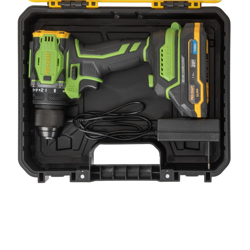 Шуруповерт Procraft PA18Pro (з 1 АКБ)