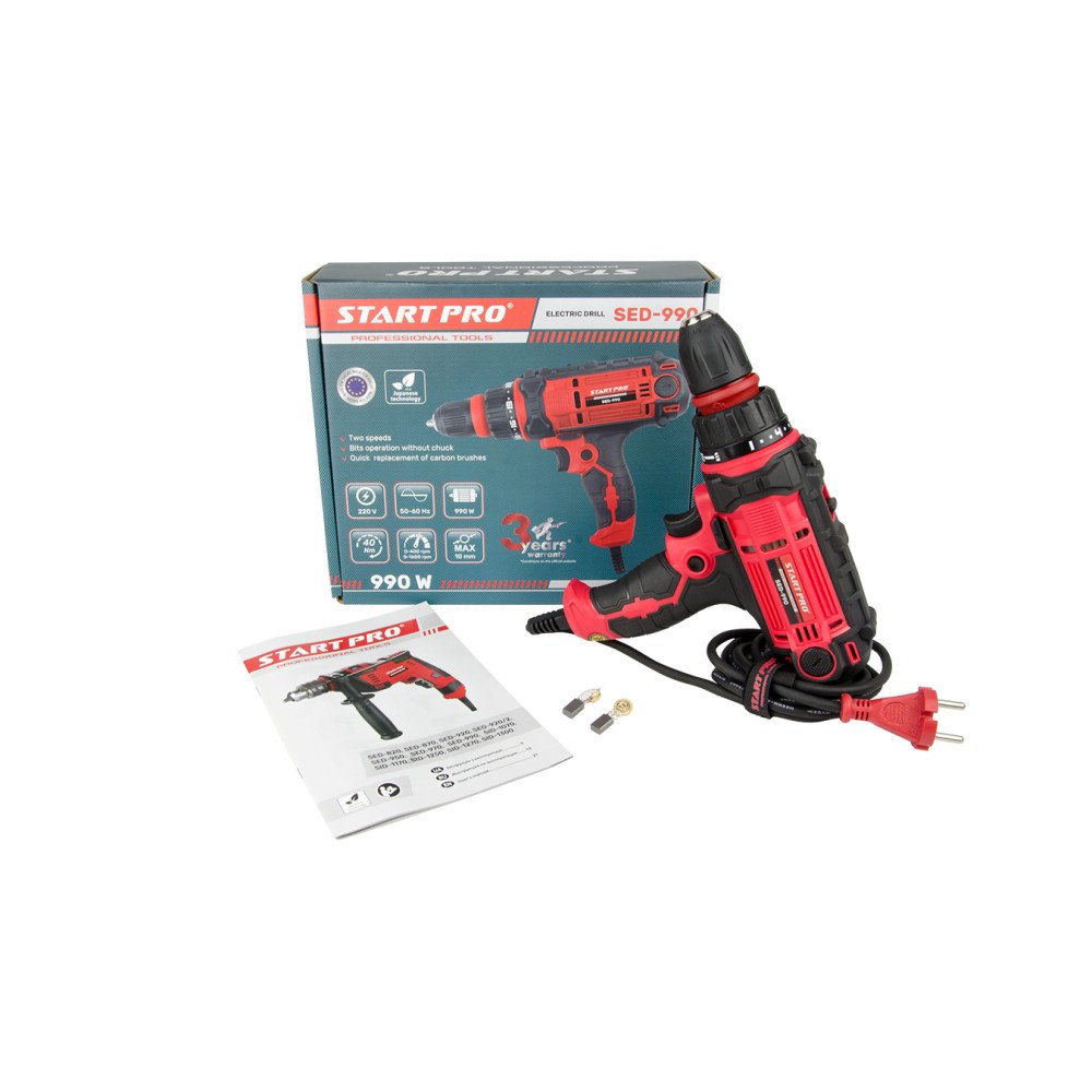 Мережевий шуруповерт Start Pro SED-990