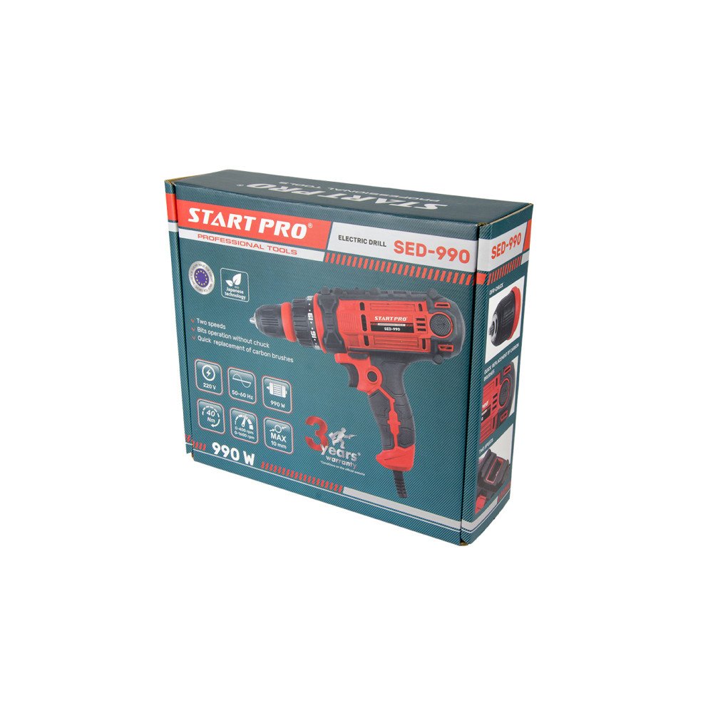 Мережевий шуруповерт Start Pro SED-990
