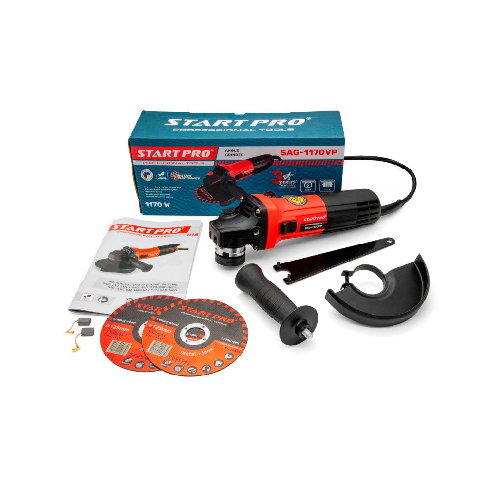 Кутошліфувальна машина Start Pro SAG-1170 VP