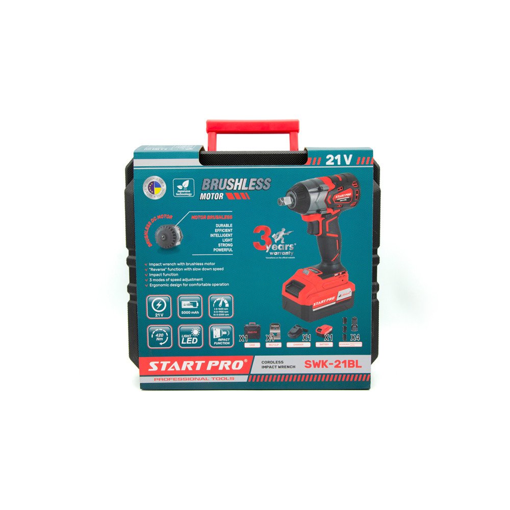 Гайковерт акумуляторний Start Pro SWK-21BL