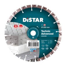 Круг алмазний вiдрiзний 1A1RSS/C3 232x2,6/1,8x12x22,23-16-HIT Technic Advanced (14315086018)