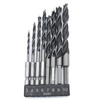 Набір свердел по дереву HEX 1/4", 8 шт TAGRED TA4184