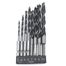 Набір свердел по дереву HEX 1/4", 8 шт TAGRED TA4184