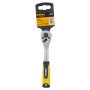 Ключ-тріскачка з вигнутою ручкою 1/4" 150мм 72T CrV SIGMA (6050071)