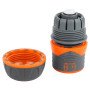Конектор 1/2" швидкознімний для шланга 3/4" аквастоп із замком (ABS+TPR) FLORA (5015454)