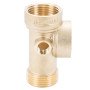 З'єднувач п'ятививідний 80мм 1”М×1”F×1”F×1/4”M×1/4”F ∠180° AQUATICA (779599)