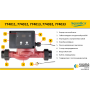 Насос циркуляційний з термодатчиком 100Вт Hmax 6м Qmax 75л/хв Ø1½" 130мм + гайки Ø1" AQUATICA (774033)