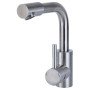 Змішувач KT Ø35 для раковини Г-гуска на гайці SS AQUATICA KT-1A370P (9722021)