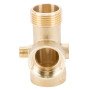 З'єднувач п'ятививідний 80мм 1”М×1”F×1”F×1/4”M×1/4”F ∠180° AQUATICA (779599)