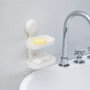 Мильниця на вакуумному присоску подвійна s42 142×111×201мм AQUATICA (9784290)