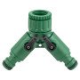 Кран розподільний із адаптерами 1/2" 2-а виходу в/р 1/2"×3/4" (ABS) GRAD (5016885)