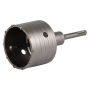 Коронка по бетону Ø80×70мм 10 зубців + хвостовик 110мм SDS-plus GRAD (1514405)