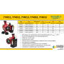 Насос циркуляційний з термодатчиком 100Вт Hmax 6м Qmax 75л/хв Ø1½" 130мм + гайки Ø1" AQUATICA (774033)
