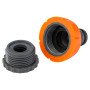 Адаптер для конектора 1/2" універсальний в/р 1/2"× 3/4" (ABS+TPR) FLORA (5015834)