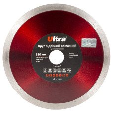 Коло відрізне алмазне універсальне Ø180×25.4 (22.2)мм ULTRA (1917942)