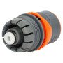 Конектор 1/2" швидкознімний для шланга 3/4" аквастоп із замком (ABS+TPR) FLORA (5015454)