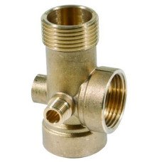 З'єднувач п'ятививідний 80мм 1”М×1”F×1”F×1/4”M×1/4”F AQUATICA (779598)