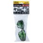 Окуляри захисні з обтюратором Zoom anti-scratch, anti-fog (зелені) SIGMA (9410881)