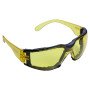 Окуляри захисні з обтюратором Zoom anti-scratch, anti-fog (бурштин) SIGMA (9410861)