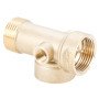 З'єднувач п'ятививідний 80мм 1”М×1”F×1”F×1/4”M×1/4”F ∠180° AQUATICA (779599)