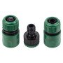 Набір конекторів 1/2" + адаптер в/р 1/2"×3/4" для шлангу 1/2" (ABS) GRAD (5016155)