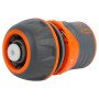 Конектор 1/2" швидкознімний для шланга 3/4" аквастоп із замком (ABS+TPR) FLORA (5015454)