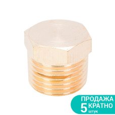 Заглушка із зовнішнім різьбовим з'єднанням MT 1/2" (латунь) SIGMA (7025931)