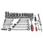 Набір торцевих насадок і біти 1/4", 1/2" 82шт CrV ULTRA (6001142)